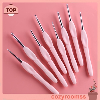 8 Chiếc móc đan len bằng nhôm để làm đồ thủ công 
