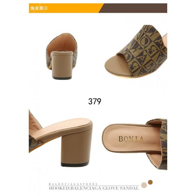 X Giày Sandal Cao Gót Thời Trang Sành Điệu Jnt X Bonia 379