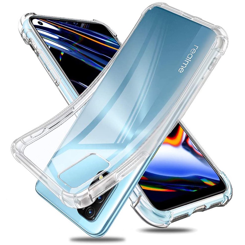 Ốp điện thoại mềm trong suốt chống sốc cho Realme 5 6 7 8 9 10 Pro 5i 6i 7i 8i 9i C3 C11 C12 C15 C17 C20 C21 C30S C33 C35 C55 C21Y C25 C25S C25Y Narzo 20 30A 50 50i 50A