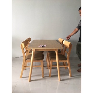 Bộ Bàn ghế ăn gia đình 4 ghế