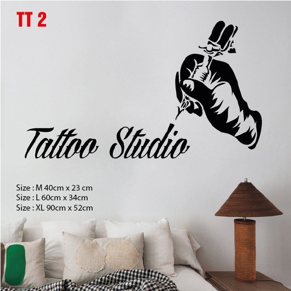 Decal in trang trí Tattoo Studio , thu hút khách hàng, tạo điểm nhấn, tăng doanh thu  P1