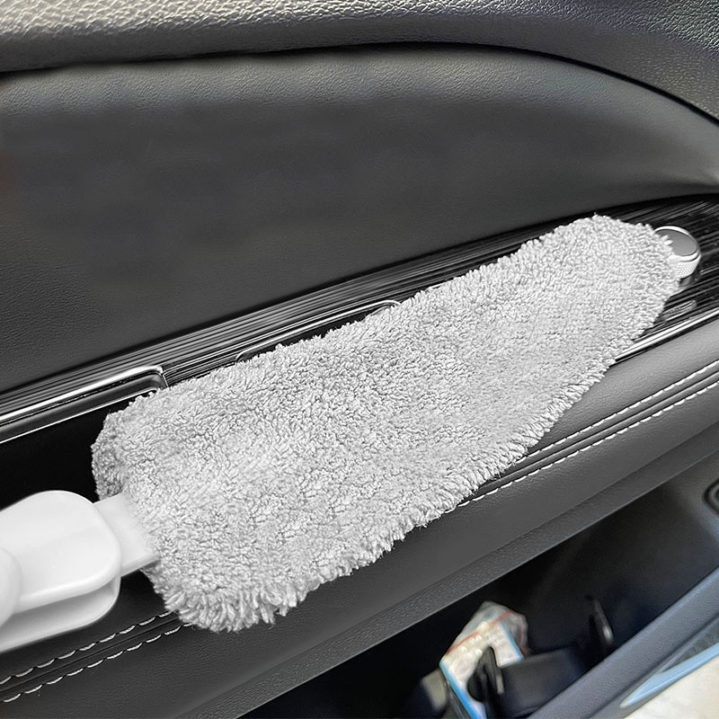 Chổi Lau Vệ Sinh Nội Thất Ô Tô Cửa Gió Điều Hòa Khe Kẽ Ghế 44