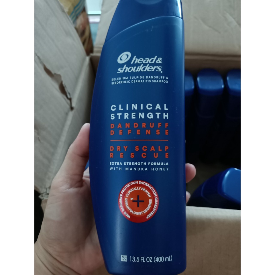 Dầu Gội Head & Shoulders (H&S) Clinical Strength 400ml CHUẨN USA MỸ