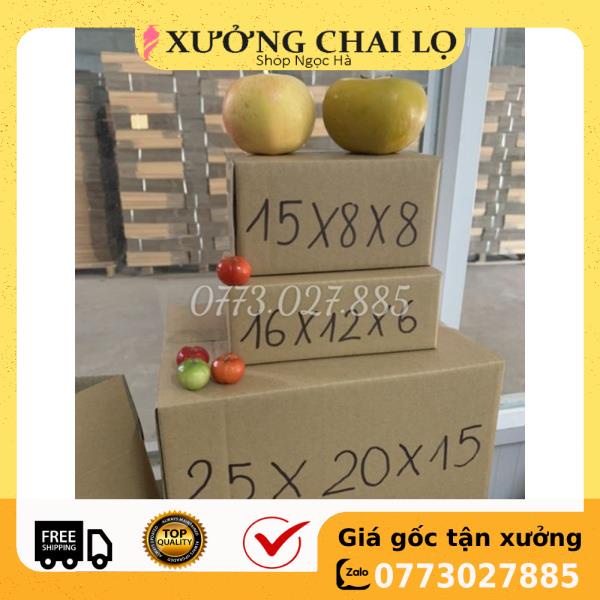 [GIÁ TẬN GỐC] [15x8x8] Thùng Hộp Carton Đóng Gói Hàng , phụ kiện du lịch