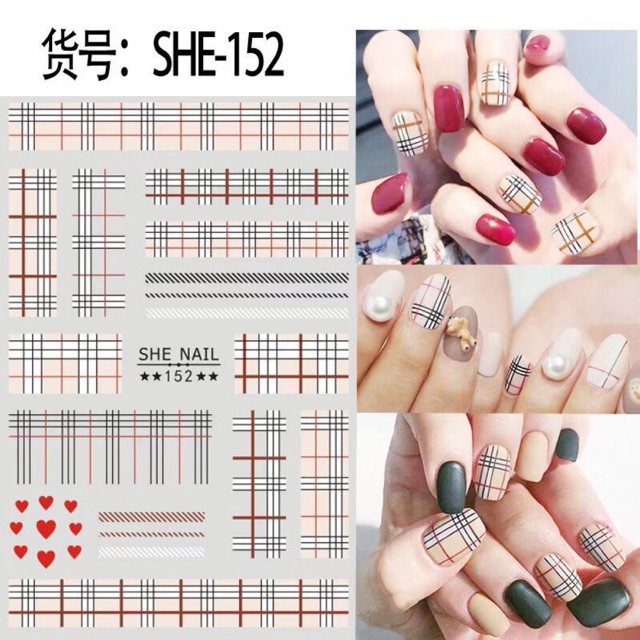 Sticker dán móng tay