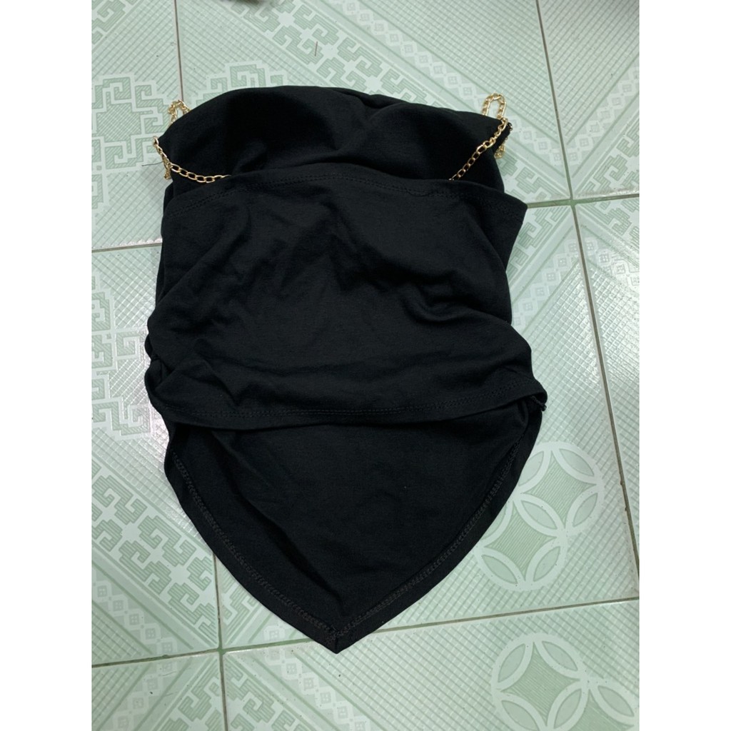 áo kiểu yếm dây xích sexy có kèm mút mẫu xinh đủ màu thun bozip