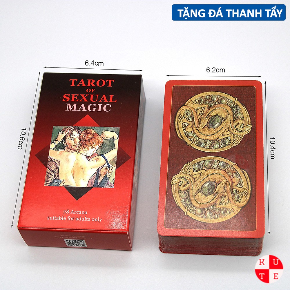 Bài Tarot Sexual Magic Tarot 78 Lá Bài Tặng Đá Thanh Tẩy