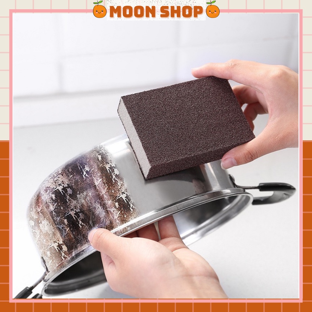 Miếng Cọ Xoong Nồi, Chảo, Đồ Inox Nano Nhà Bếp Đa Năng Tiện Dụng Moon Shop