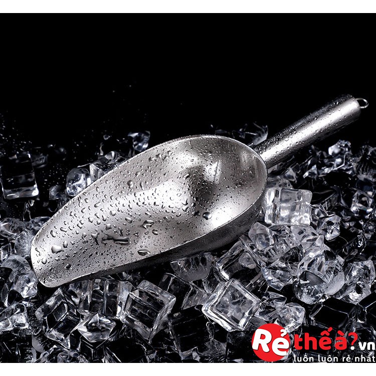 Muỗng xúc đá, hạt Inox Loại I | XÚC ĐÁ INOX | XÚC HẠT | THÌA XÚC ĐÁ | XÚC INOX