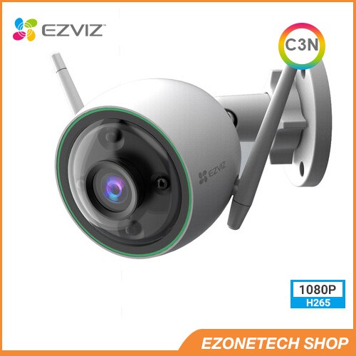 Camera Không Dây EZVIZ C3N 1080P H265 Ngoài Trời Quay Màu Ban Đêm