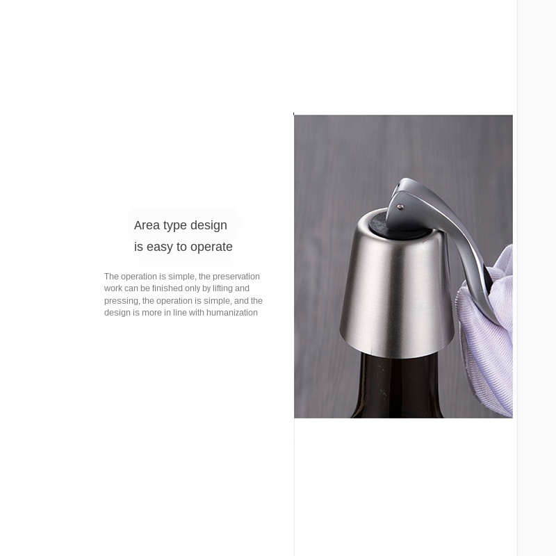 Nút đậy chai rượu vang bằng thép không gỉ