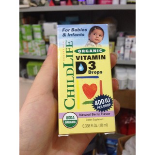 Vitamin D3 organic childlife d3 hữu cơ