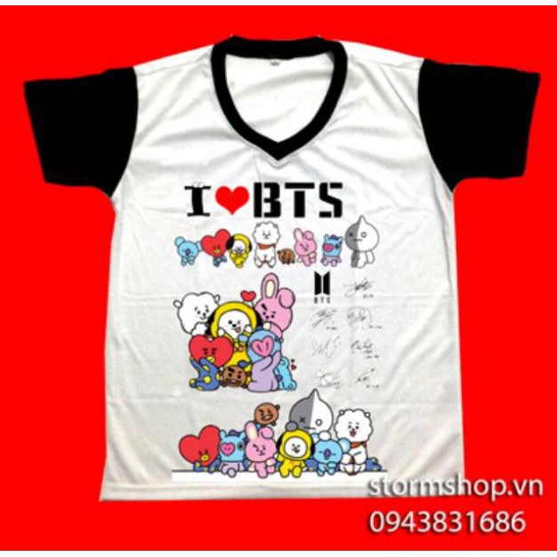 SALE- Áo thun BT21 storm shop - giá tốt nhất