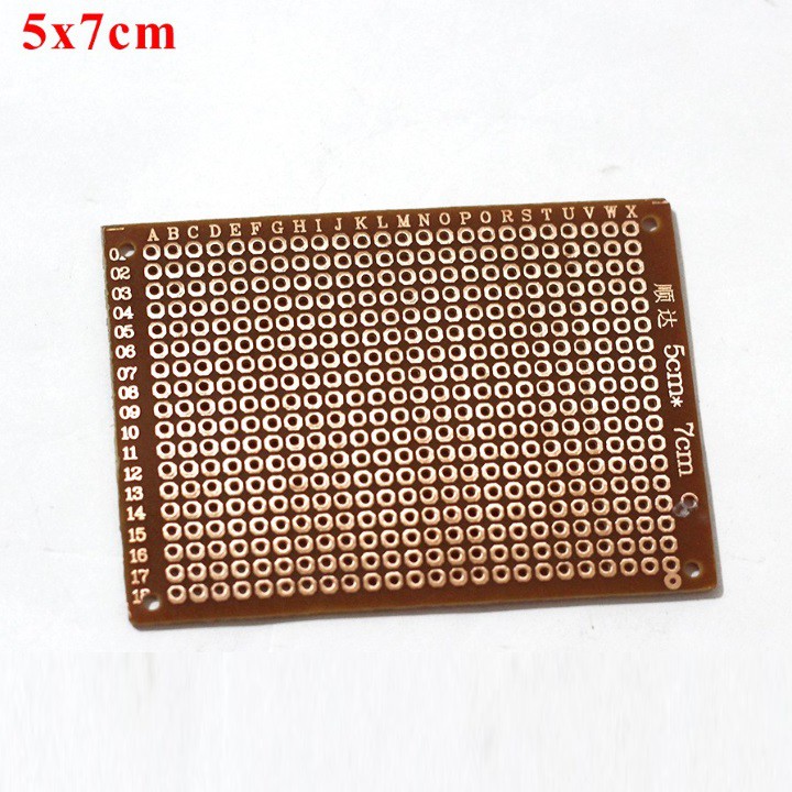 Bộ 5 Bo mạch PCB Đục Lỗ 5x7cm