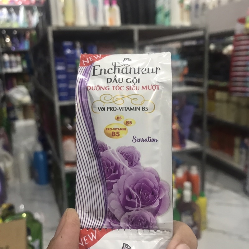Dây dầu gội Enchanteur Sensations dưỡng tóc siêu mượt 10gói