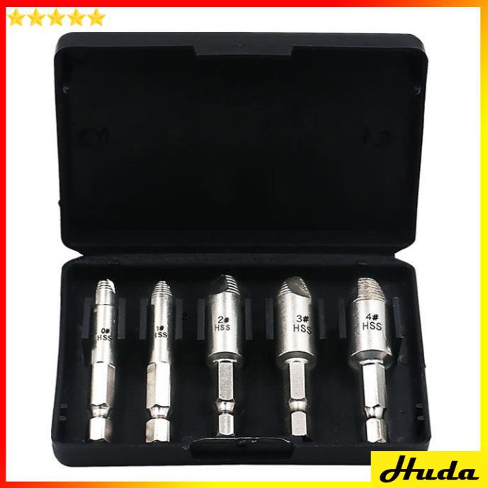 BỘ THÁO LẤY ỐC GÃY GẮN CHO MÁY KHOAN CẦM TAY - đồ làm mộc