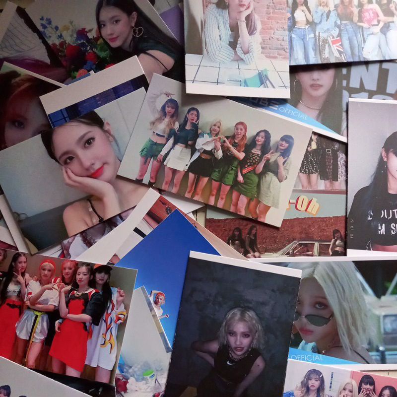 LOMO CARD 45 ẢNH (G)I-DLE - UH OH + Twitter