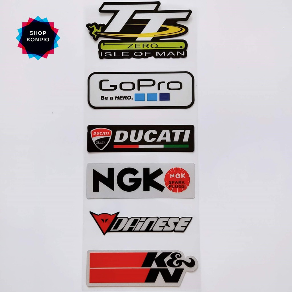 Bộ Tem Sticker Phản Quang TTZero Cao Cấp Dán Xe Máy, Ô Tô, Mũ Bảo Hiểm, Chống Thấm Nước, Chống Bay Màu
