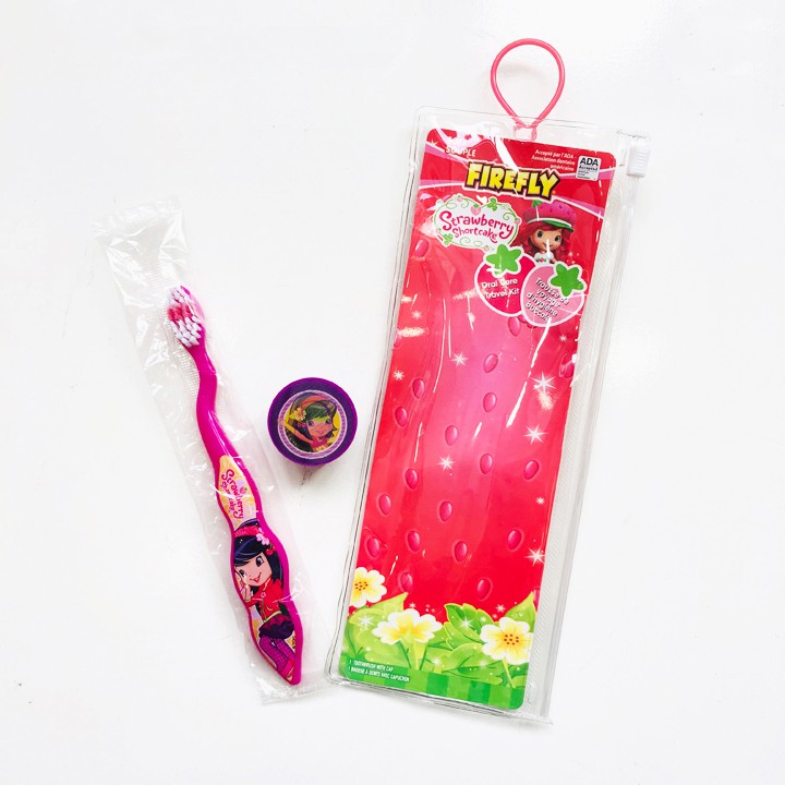 Bàn chải răng Firefly Travel Kit Strawberry Shortcake