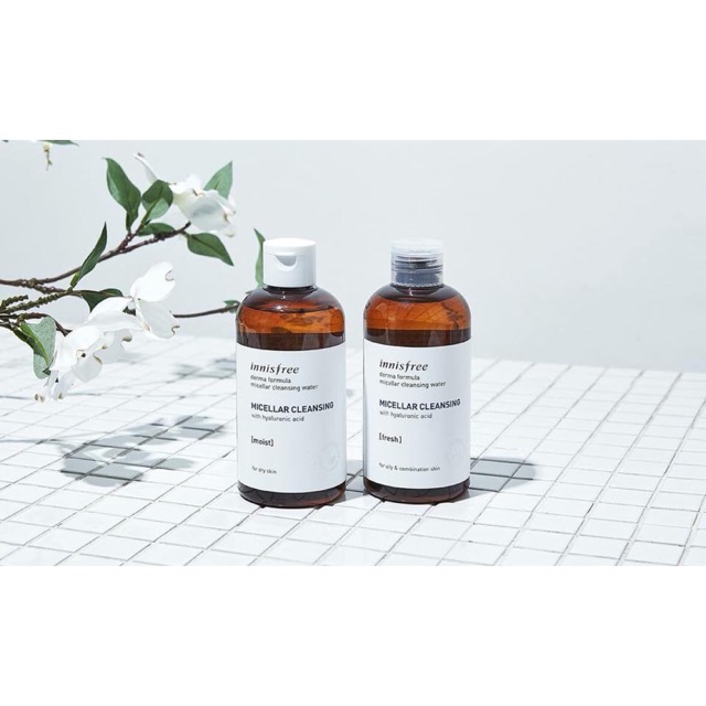 Nước tẩy trang micellar Innisfree Derma Formula Micellar Cleansing Water