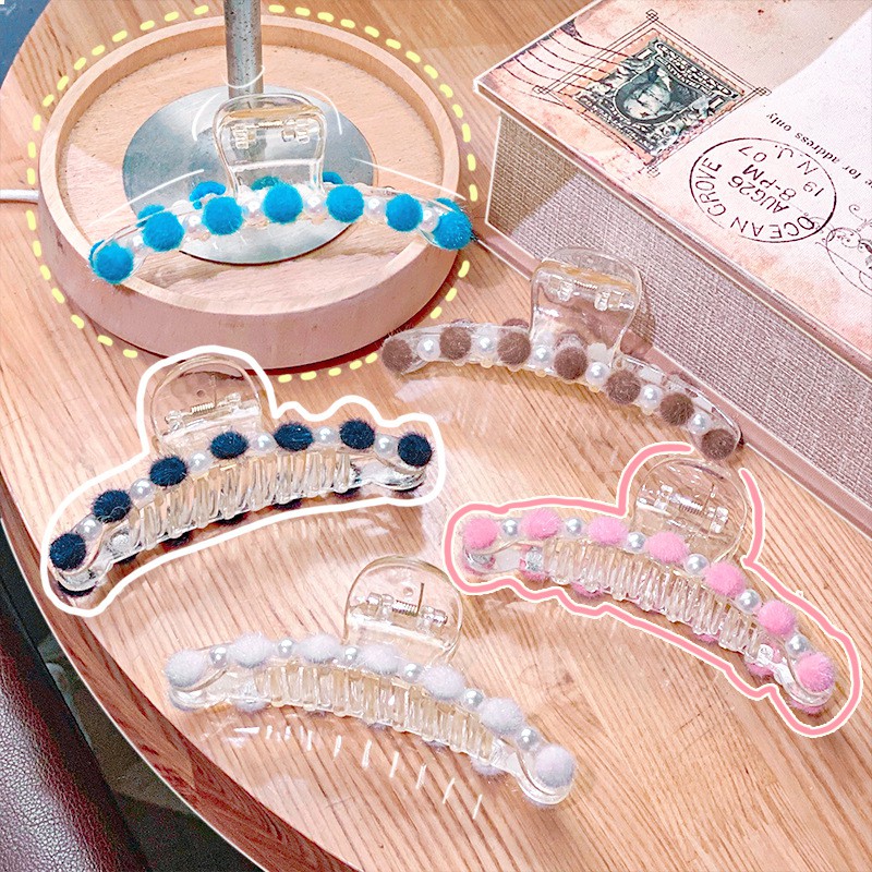 Kẹp Tóc Dài Đính Ngọc Trai Giả Xinh Xắn Cho Nữ