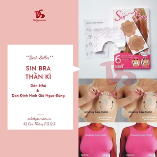 Pack 5 cặp SIN BRA THẦN KÌ - Dán Ti & Dán Định Hình Giữ Ngực Đứng