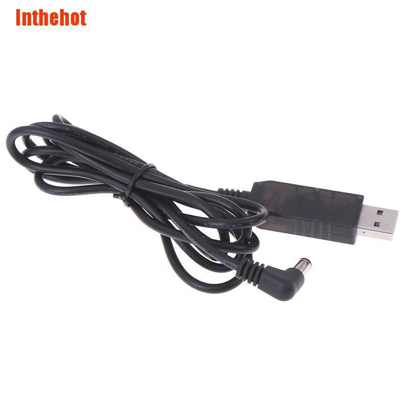 Dây Cáp Sạc Chuyển Đổi Usb Dc 5v Sang Dc 9v 12v 2.1x5.5mm