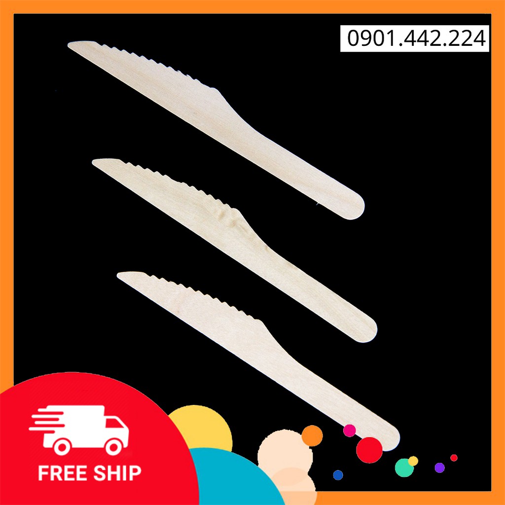 |CÓ SẴN| 100 DAO GỖ - ĐỒ DÙNG 1 LẦN – HÀNG CAO CẤP