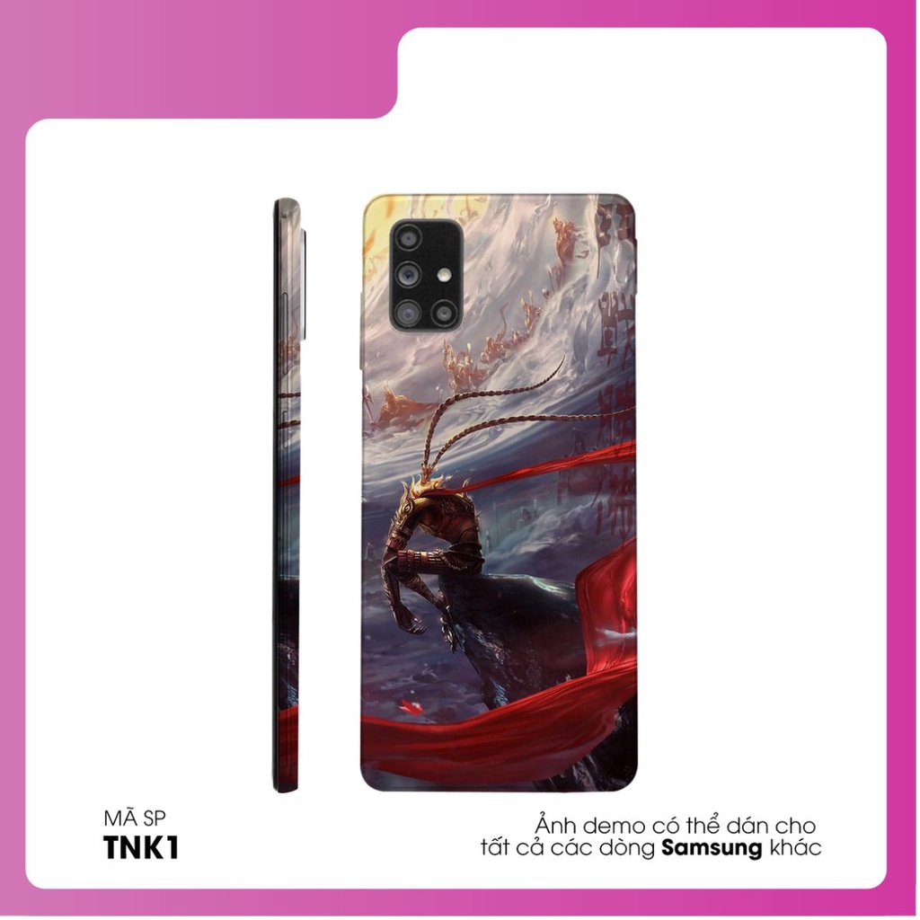 Skin Dán Điện Thoại SAMSUNG In Hình Tôn Ngộ Không Games Bộ 1 (Ib mã máy cho shop)