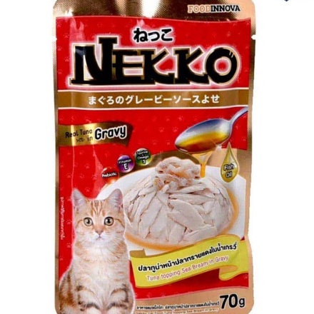 Pate Nekko Gravy Gói 70G Hàng Nội Địa Thái Pate Cho Mèo - NÀNG MEOW