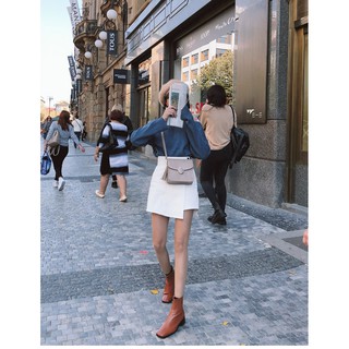 CHÂN VÁY ULZZANG ĐẮP CHÉO
