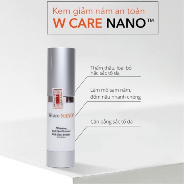 Kem Giảm Nám W Care Nano (HÀNG CHÍNH HÃNG)