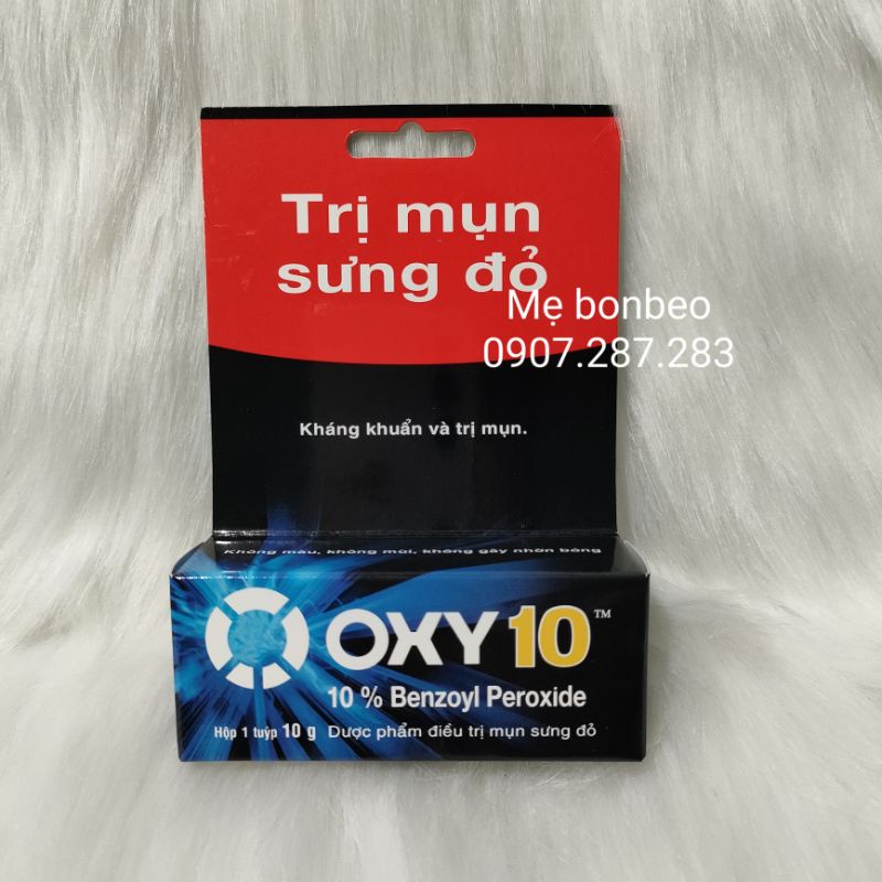 OXY 10 - Oxy 5- kem bôi mụn bọc và mụn trứng cá 10g