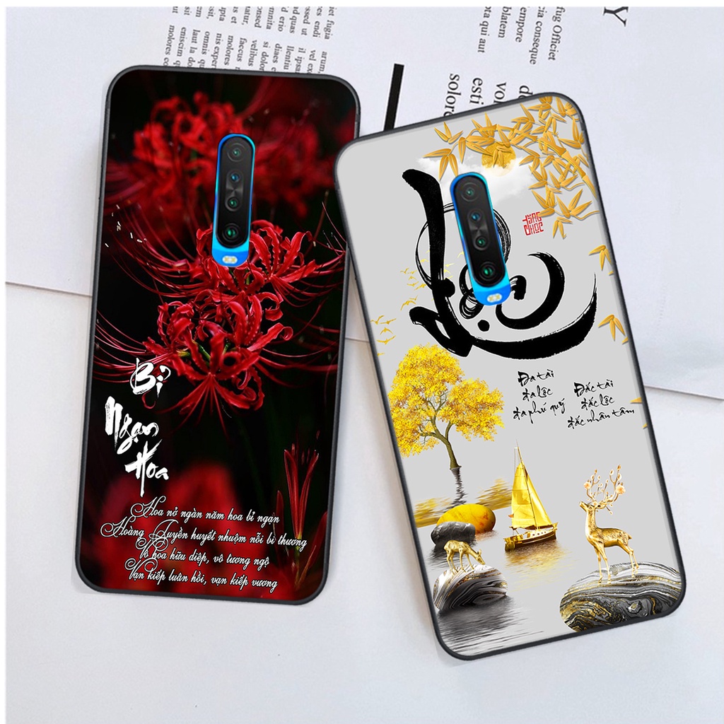 Ốp lưng Xiaomi REDMI K30 / K30 PRO in hình chữ tài chữ lộc, Cha Mẹ, bình an SIÊU ĐẸP