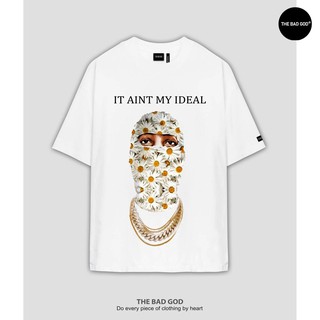Chính Hãng Áo thun in hình Mặt nạ hoa cúc cao cấp , áo phông T shirt nam nữ unisex ,  The Bad God