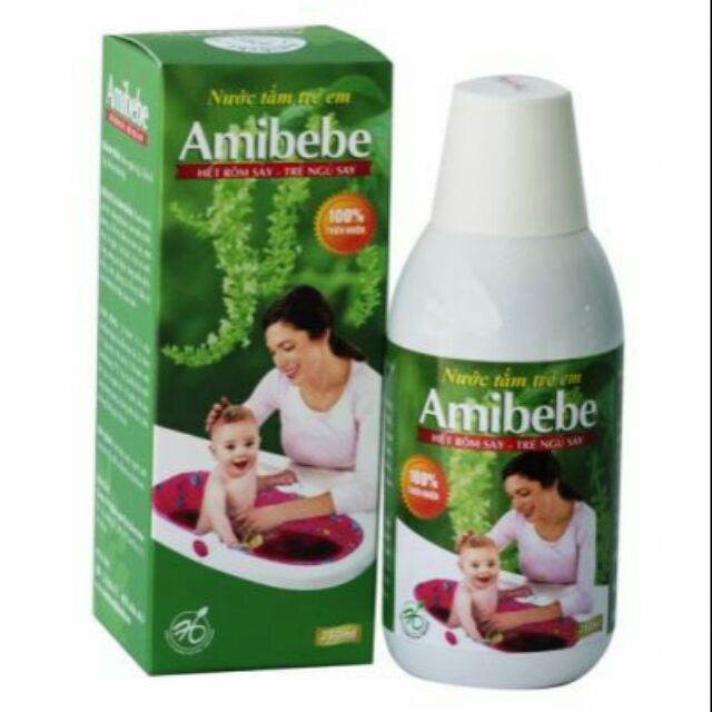 [Chính hãng] Nước tắm thảo dược Amibebe 250ml