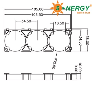Phụ kiện lắp đặt pin Lithium 32650