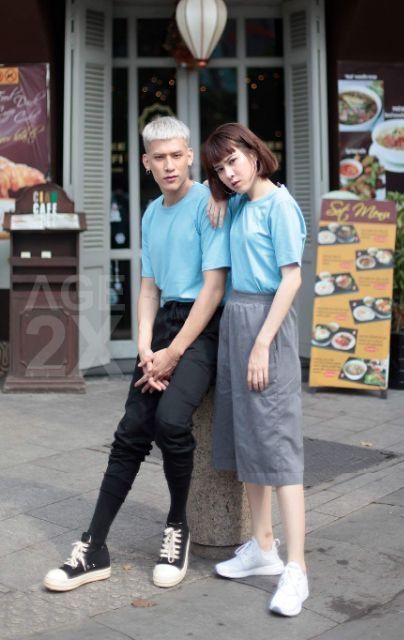 Áo Thun Trơn Nam Nữ #AGE2X Màu 13-23 | BigBuy360 - bigbuy360.vn