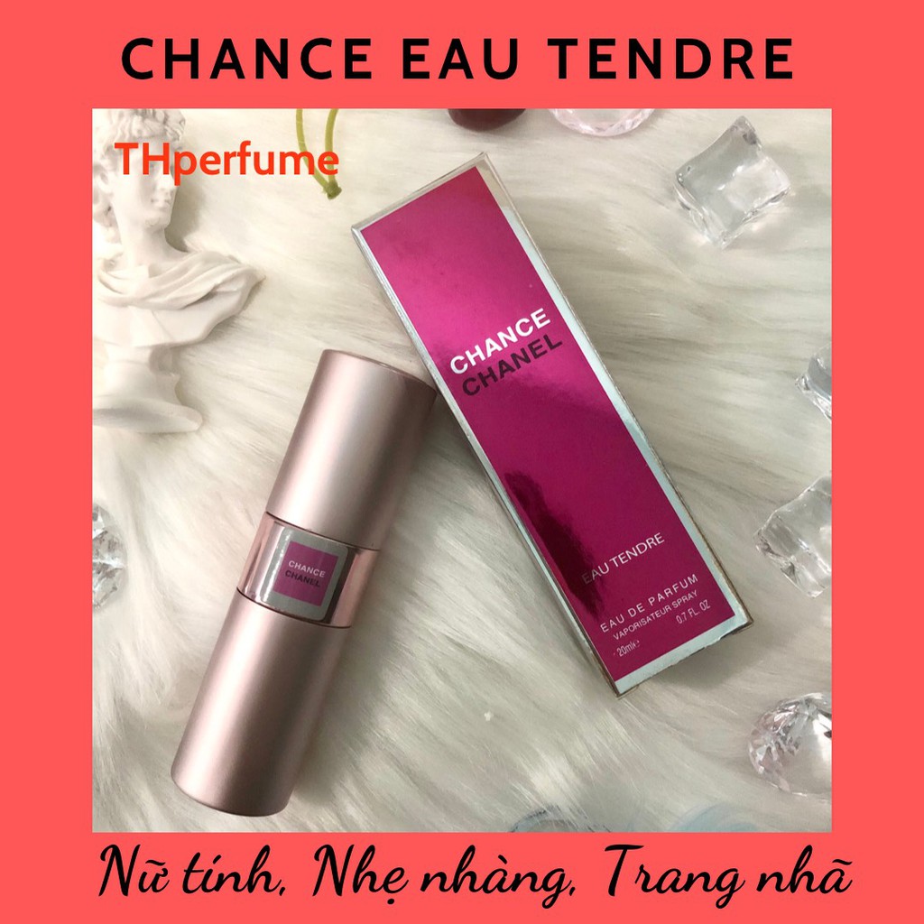 Nước Hoa Mini Nữ 20ml CHANEL CHANCE EAU TENDRE ( CHANCE HỒNG)