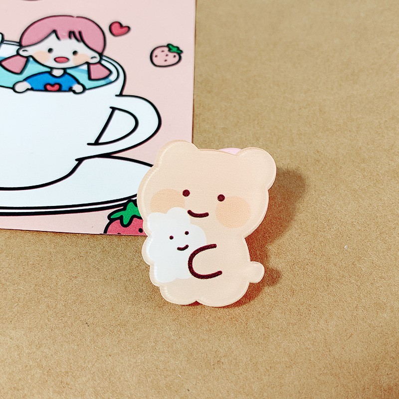 Huy hiệu ghim cài áo, pin cài áo thời trang CÁ store cute, nhiều mẫu mã