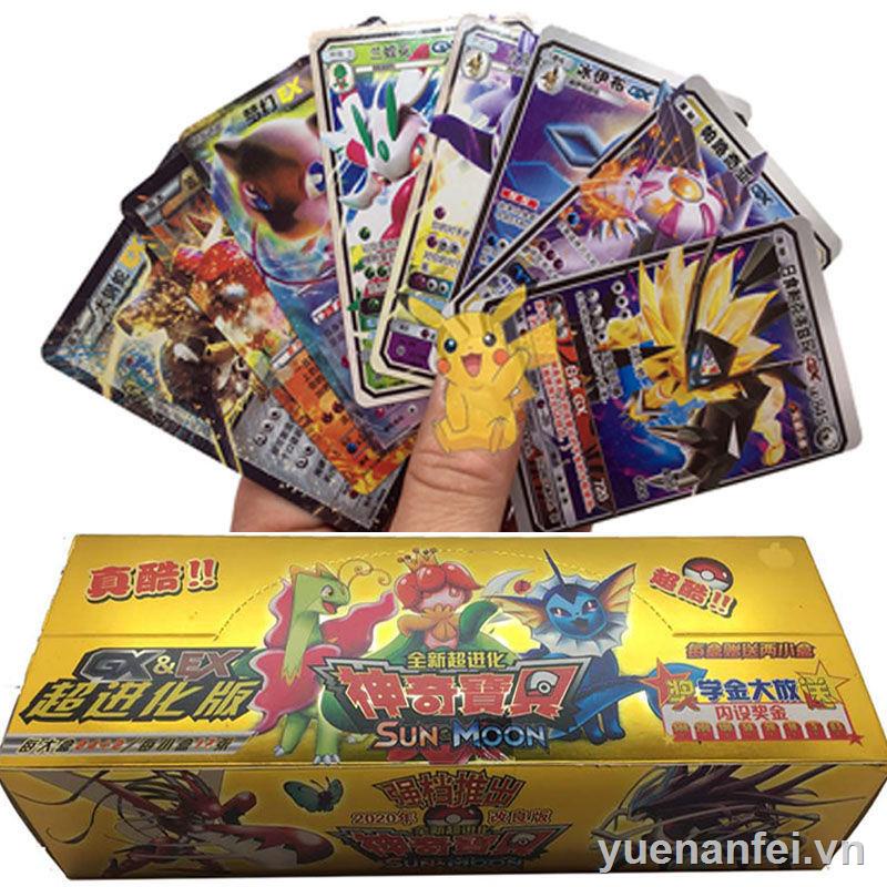 Thẻ Pokémon chính hãng Pokemon Pocket Elf Thẻ Pikachu Rồng phun lửa Trung Quốc