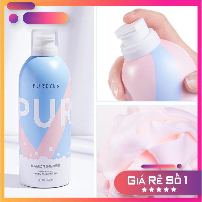 Sữa Tắm Tạo Bọt Trắng Da Pureyes  350ml