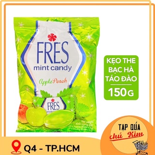 Kẹo bạc hà fres mint hương táo đào gói 150g indonesia