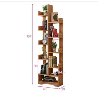 [GIÁ XƯỞNG] Kệ Sách Gỗ Hình Cây Đa Tầng GP66