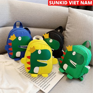 Balo Cho Bé ♥️FREESHIP TỪ 50K ♥️Ba Lô Trẻ Em Khủng Long Cho Bé Trai,Bé Gái Vải Oxford Dễ Thương