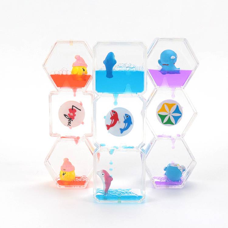 Đồng hồ cát dạng lỏng chống dầu chất liệu Acrylic