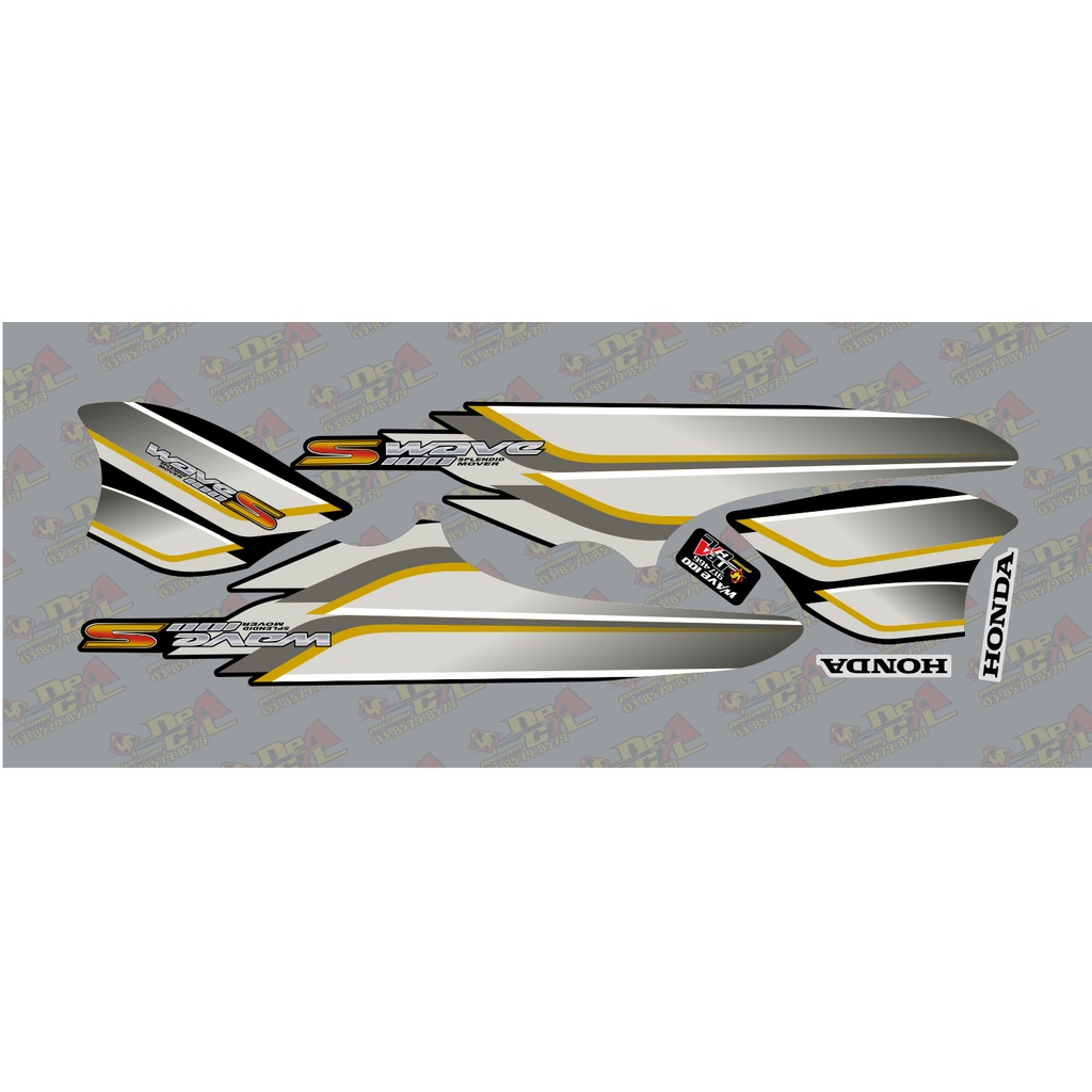 Tem rời Wave 50 - 100 cc Đời 2006-2016 mẫu wave s zin 917466