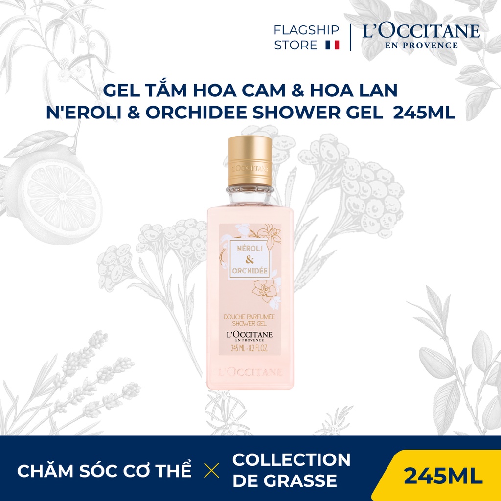 Sữa dưỡng thể hương Hoa Cam &amp; Hoa Lan CDG N'eroli &amp; Orchidee Body Milk 250ml L'Occitane