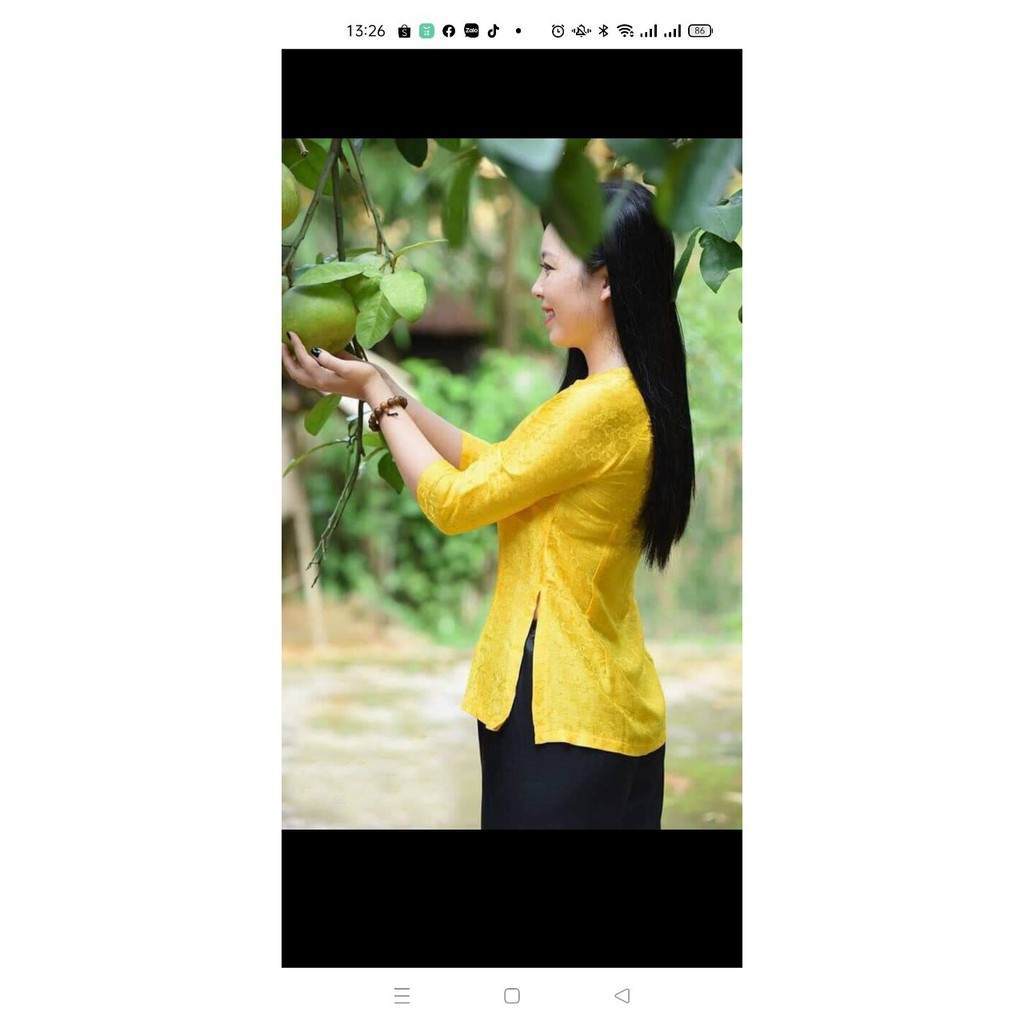 ÁO BÀ BA GẤM DÀNH CHO NỮ