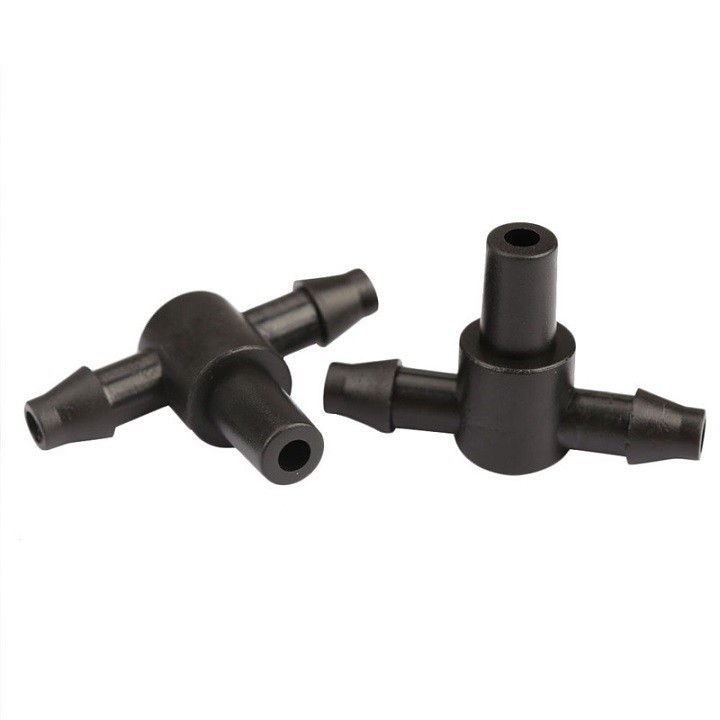 Bịch 10 chữ T dùng nối ống 4.7mm và gắn đầu béc phun sương nhựa 6mm